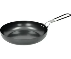Keptuvė su sulankstoma rankena Fox Outdoor, 24x4.7cm, juoda