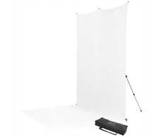 Fotografijos Fonas Rinkinys - Westcott X Drop Pro 8' x 13' Rauginimo Atsparus Baltas