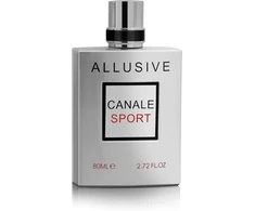 Fragrance World Allusive Canale Sport EDP parfumuotas vanduo vyrams, 80 ml