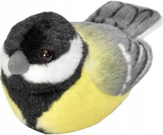 Wild Republic - Plush Toy Bird With Sound 18 cm Great Tit (808040)