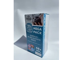 Kačių maistas - Frendi žuvies gabaliukai subtiliame padaže 48x100g be glitimo