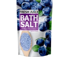 Fresh Juice Šviežių sulčių mėlynių ir juodųjų vyšnių vonios druska, 500g