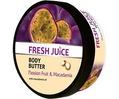 Fresh Juice Passiflora ir Makadamijos drėkinantis kūno sviestas, 225 ml