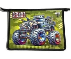 Fresh „Monster Truck“ A4+ užtraukiamas aplankas-maišas