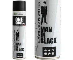 FRESHTEK ONE SHOT Kvapų neutralizatorius MAN IN Juodas
