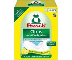 Skalbimo milteliai Frosch 1.45kg/22 plov.k. Citrus