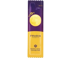 „Frudia Delivered From Fruit“ mėlynių ir medaus drėkinamoji naktinė kreminio kaukė veidui, 5 ml
