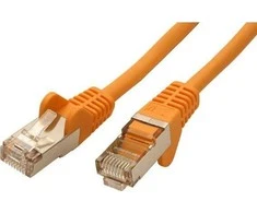 LAN FTP patchcord, Cat.5e, RJ45 M - RJ45 M, 7,5 m, apsaugotas, geltona, ekonomiškas, EOL
