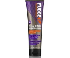 "Fudge Clean Skirtas šviesiems plaukams Damage Rewind" violetinės spalvos tonizuojantis šampūnas 250 ml