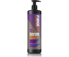 Fudge Professional Clean Skirtas šviesiems plaukams Damage Rewind Violet-Toning Šampūnas šampūnas pažeistiems šviesiems plaukams, 1000 ml