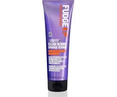 Fudge Professional Clean Skirtas šviesiems plaukams Damage Rewind Everyday Violet-Toning Šampūnas šampūnas šviesiems plaukams, 250 ml