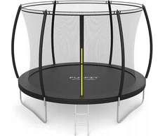 FunFit Batutas vaikams 312cm su išoriniu tinklu ir kopėčiomis