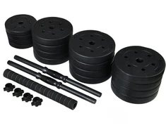 Funfit Bituminiai svarmenys 40 kg Rinkinys 4in1 + rankenos