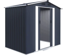 Funfit Sodo įrankių namelis skardinis 240 × 180 × 222 cm su pamatu (5905771302207)