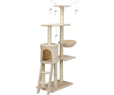 Funfit Cat Scratching Post XL su žaislais (1610)