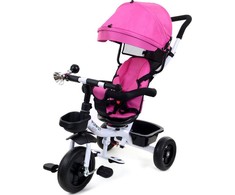 Vaikiškas triratukas Funfit Kids Twist Rose