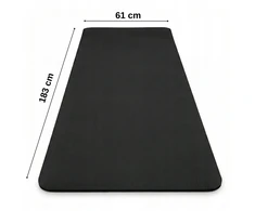 Funfit Jogos kilimėlis fitnessui stora juoda 183 x 61 x 1,5 cm (4831)