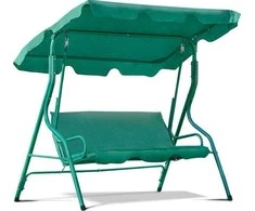 Funfit Garden Sodo sūpynės "Relax" 3 asmenims, žalios spalvos