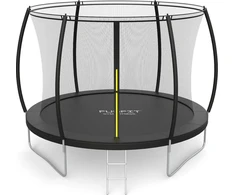 Funfit Premium sodo batutas vaikams 252cm (8FT) su vidiniu tinkleliu ir kopėčiomis