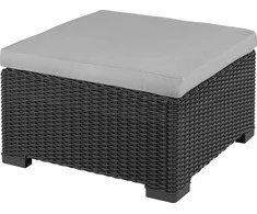 Keter Garden stool/table "California Bay" with pilka cushions