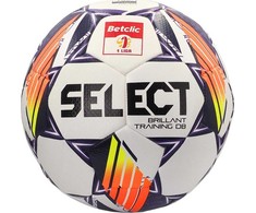 Futbolo kamuolys Select Brillant Training DB Betclic 1 Liga v24 balta ir-oranžinė-violetinė 18763 (5)