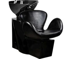 Activeshop Kirpyklos plautuvė GABBIANO PROFESSIONAL HAIRWASHER AMSTERDAM ROUND Juodas