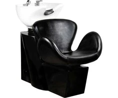 Activeshop Kirpyklos plautuvė GABBIANO PROFESSIONAL HAIRWASHER AMSTERDAM ROUND Juodas SEAT