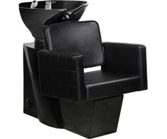 Activeshop Kirpyklos plautuvė GABBIANO PROFESSIONAL HAIRWASHER CHAIR ANKARA Juodas BASE Juodas SEAT