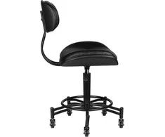 Activeshop Kosmetologinė meistro kėdutė GABBIANO HAIRDRESSER STOOL FLORENCE Juodas