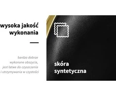 Activeshop Kosmetologinė meistro kėdutė Gabbiano Q-4599G Gold Juodas