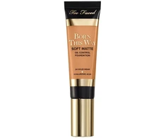 Gabriella Salvete „Too Faced Born This Way“ švelnus matinis makiažo pagrindas, šiltas, rusvas gelinis makiažas, 30 ml