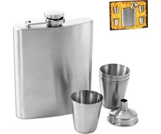 Gertuvė Orion Hip kolba su priedais ORION 210 ml 6 vienetai universalūs