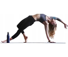 Gaiam Here &amp; Now Dulvės Rožės Jogos Kilimėlis 4mm 65272