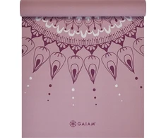 Gaiam Here &amp; Now Dulvės Rožės Jogos Kilimėlis 4mm 65272