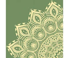 Gaiam Jogos kilimėlis Olive Haze Mandala 6 mm (67308)