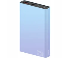 Galingas kelioninis išorinis akumuliatorius 2in1 10000mah 22.5w USB USB-A + USB-C Type-C Proove / Pbf122120009 / Hyper Flux Plus / Mėlynas