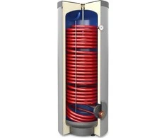 Galmet Šilumokaitis šilumos siurbliams, kurių spiralinė ritė 3,8 m2, emaliuotas, stovi - poliuretanas, PVC - SGW (S) Tower Grand 400