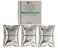 Galt Žalias Pharm Cosmetic Karboksiterapijos intensyvus kosmetikos rinkinys veido ir dekoltė srities odos priežiūrai 150 ml