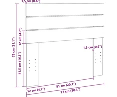 galvūgalis 75 cm ąžuolo masyvo