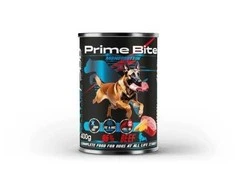 Game Dog PRIME BITE Monoprotein jautiena with carrots – drėgnas ėdalas šunims – 400g