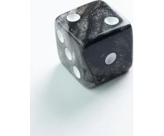 Gamegenic: „Galaxy“ serija – D6 kauliukų rinkinys (16 mm) – Mėnulis