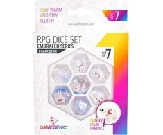 Gamegenic Gamegenic: Embraced Series – RPG kauliukų rinkinys – Baltasis lokys