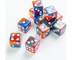 Gamegenic Gamegenic: Galaxy Series – D6 kauliukų rinkinys (16 mm) – Marsas