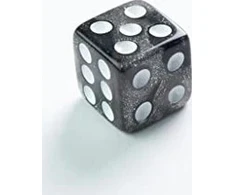 Gamegenic Gamegenic: Galaxy Series – D6 kauliukų rinkinys (12 mm) – Mėnulis