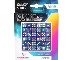 Gamegenic Gamegenic: Galaxy Series – D6 kauliukų rinkinys (12 mm) – Neptūnas