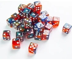 Gamegenic Gamegenic: Galaxy Series – D6 kauliukų rinkinys (12 mm) – Marsas