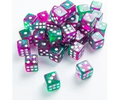 Gamegenic Gamegenic: Galaxy Series – D6 kauliukų rinkinys (12 mm) – Aurora