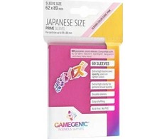 Gamegenic : Japoniško dydžio Prime Sleeves (62x89 mm) 60 vnt., Rožinė