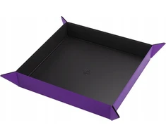 Gamegenic Gamegenic: Magnetinis kauliukų dėklas – kvadratas – juoda/violetinė