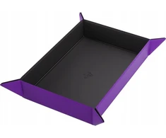 Gamegenic Gamegenic: Magnetinis kauliukų dėklas – stačiakampis – juoda/violetinė